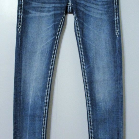 Rock Revival Jen embellished Skinny Jeans Sz 26 LN - Picture 2 of 7
